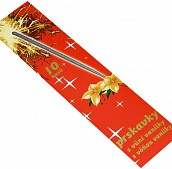 České prskavky 17 cm (10 ks) - VANILKA