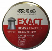 DIABOLKY JSB EXACT HEAVY 4,5mm - 500ks